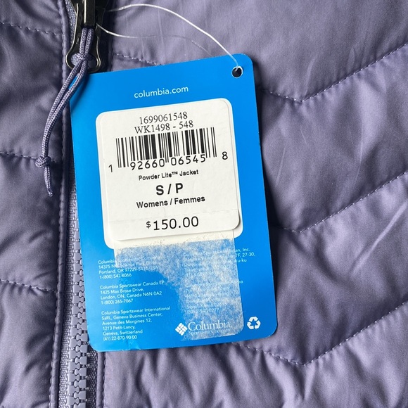 NWT Lavendar Columbia Women’s Omni-Heat Jacket - Picture 3 of 7